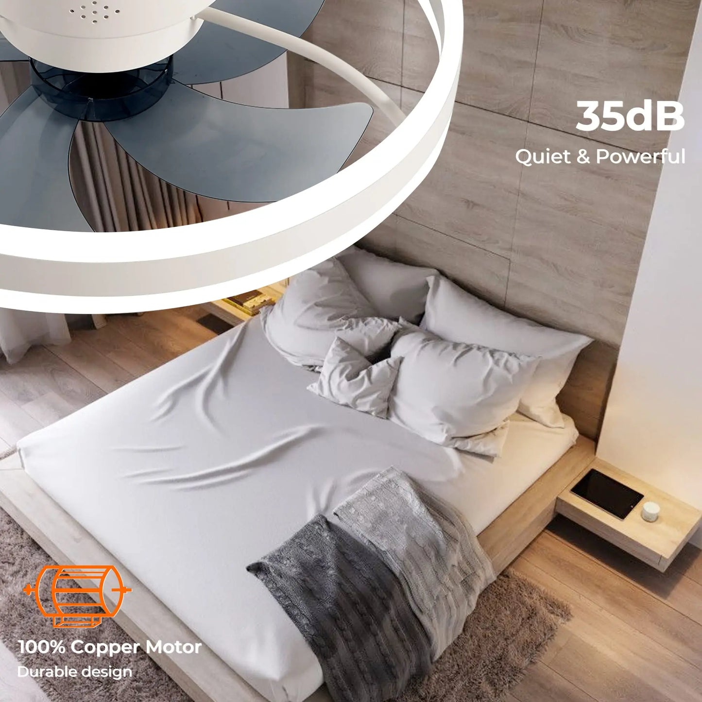 EcoAir CeilingFan LED 60W