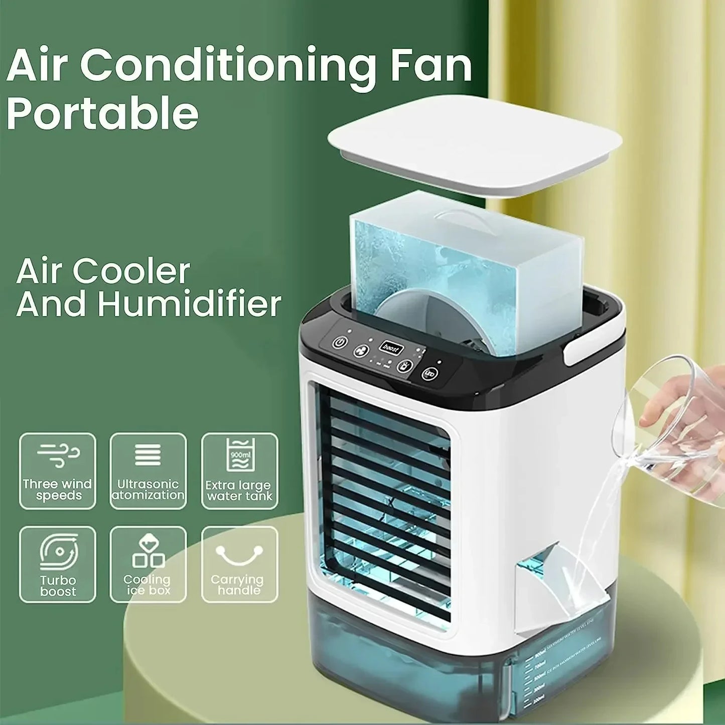 EcoAir Dual-Spray Mini Cooler